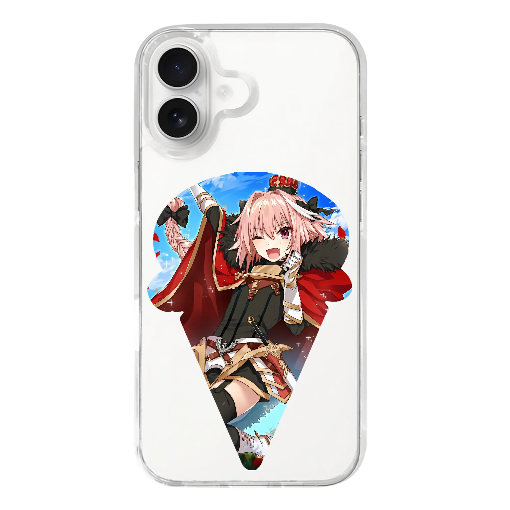 FGO グッズ,アストルフォ - iPhone 17シリーズ 透明スマホケース – 薄型・耐衝撃・精密フィット保護カバー